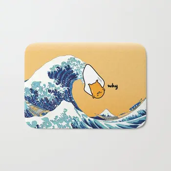 

Great Wave Bath Carpet Anti-Slip Doormat Home Entrance Doormat Bedroom Living Room Floor Mats Kitchen Mat