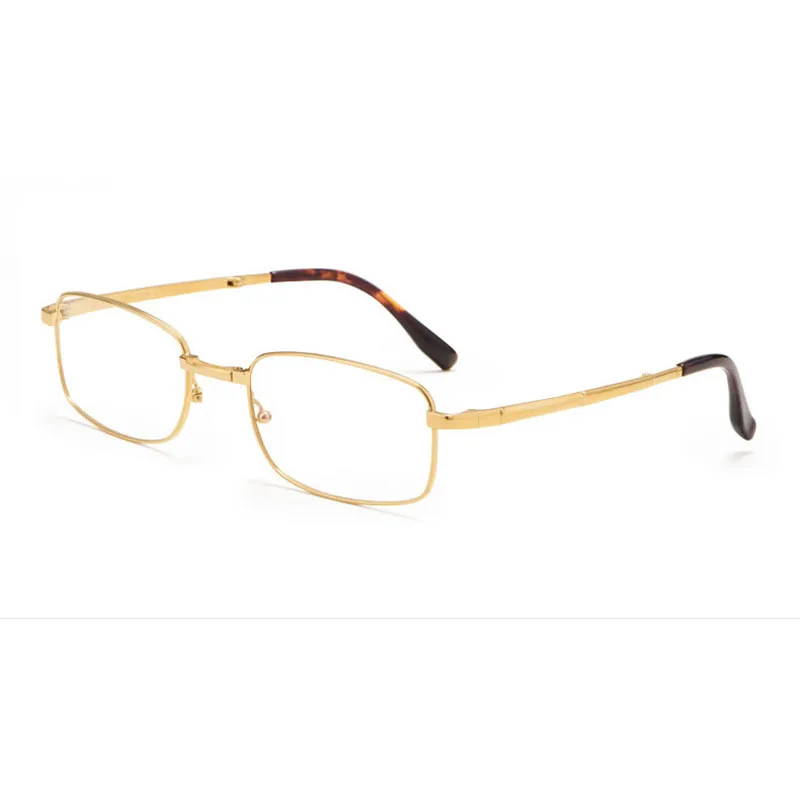 Pure Titanium Fold Women Glasses FrameTransparent Spectacle Men Myopia Optical Female Eyeglasses Frame Glasses Without Degree - Цвет оправы: 4