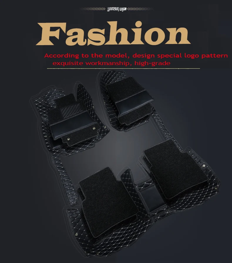 

Custom car logo car floor mats for Mazda cx-5 3 bl bk mazda3 mazda2 6 gj cx 7 cx7 familia Waterproof leather Anti-slip carpet