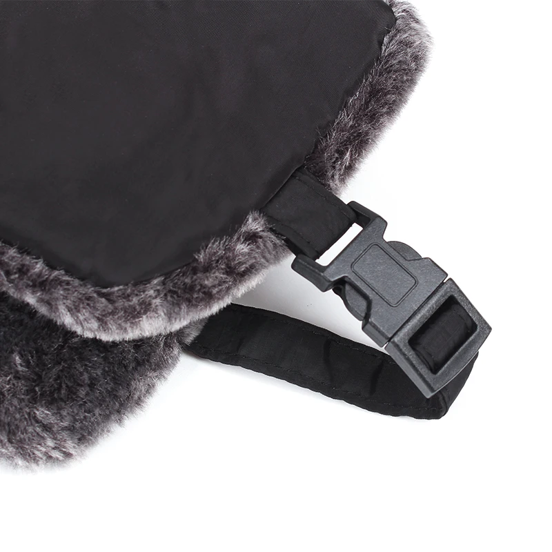 Winter hat Soviet Military Russian Pilot Winter Outdoor Ski Protective Men's Rabbit Thick Leather