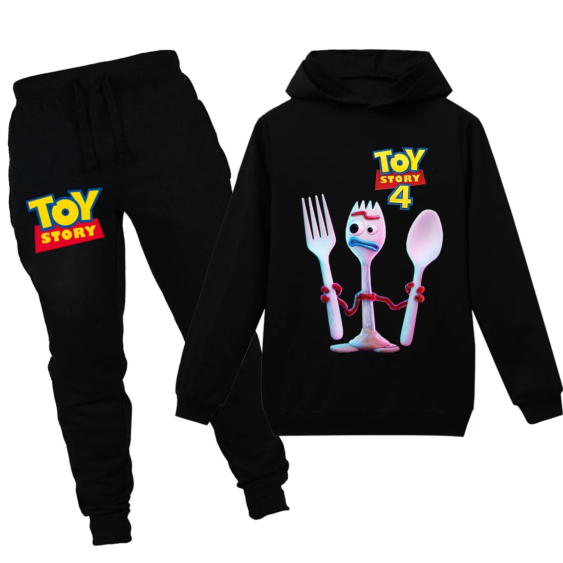 Костюм с капюшоном Forky Alien Toy Story 4 Woody детская одежда осенне-зимний пуловер для