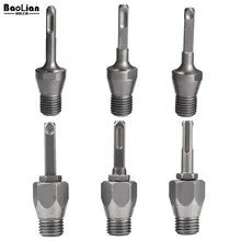 Ударная дрель молотка шатун поворот рукотворного алмазного ударного сверло для стен адаптер водяной буровой головки удлинитель