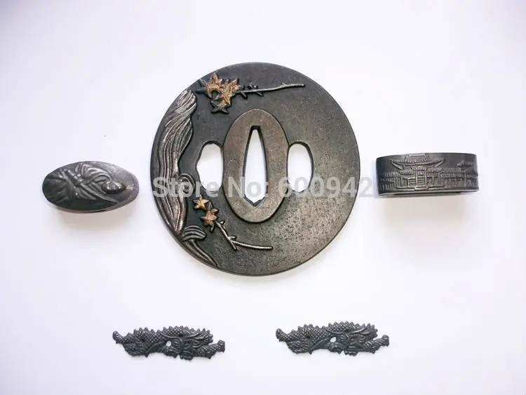 Набор из сплава Tsuba аксессуар для саблей ушу самурайский меч катана воин