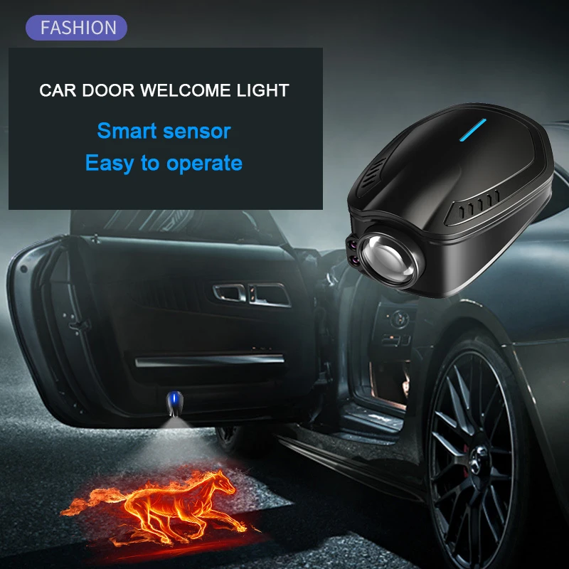 2pcs New Wireless Led Car Door Laser Projector Custom Logo Ghost Shadow  Night Lights Courtesy Lamp Kit Car Styling for Chevrolet AliExpress