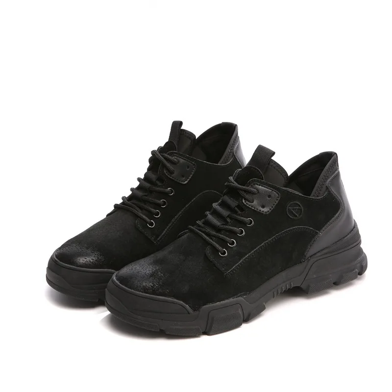 

Men's Breatable Steel Toe Cap Protective Work Shoes Short Boots Men Steel Mid Sole Safety Shoes Anti-smashing Anti-piercing