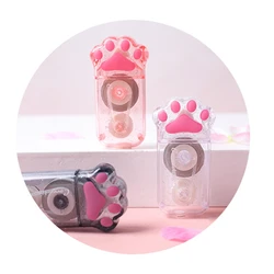 1 PC losowe Kawaii kot pazur Paw magia dekoracyjne plastikowe taśmy korekcyjne korektor pamiętnik biurowe biurowe zaopatrzenie szkolne prezent
