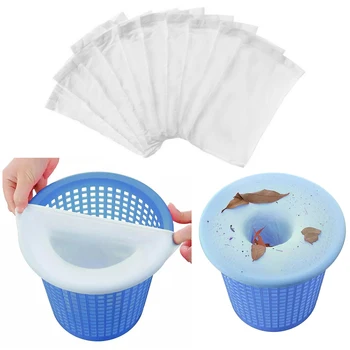 

Portable Elastic Swimming Pool Skimmer Filter Socks Set Replacement SPA Hot Tub Dustproof Mesh Cleaner Bag 5/10/20pcs