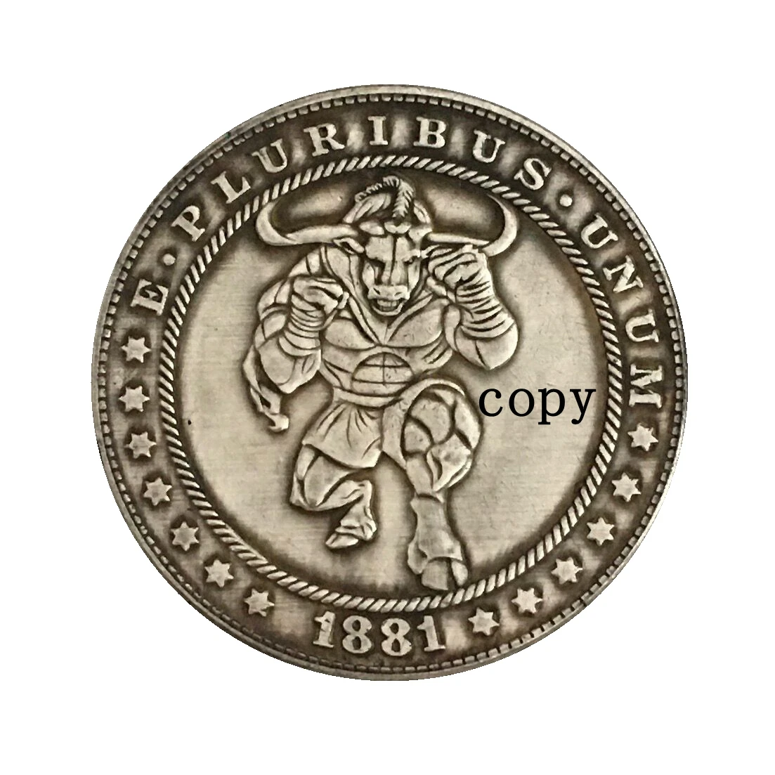 Hobo Nickel 1881-CC копия монеты доллара США Моргана 224 | Дом и сад
