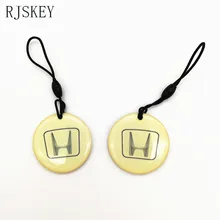 1 шт. 125 кГц клон пустая перезаписываемая карта ключ для домофона бирка EM4305 T5577 llavero RFID брелок Jeton брелок знаковое кольцо брелок цепь Acces