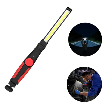

Portable COB led Flashlight Work Light 5V 10W Rechargeable Magnetic Hanging Hook Lamp Camping Car Repairing Light Bar Torch Tool