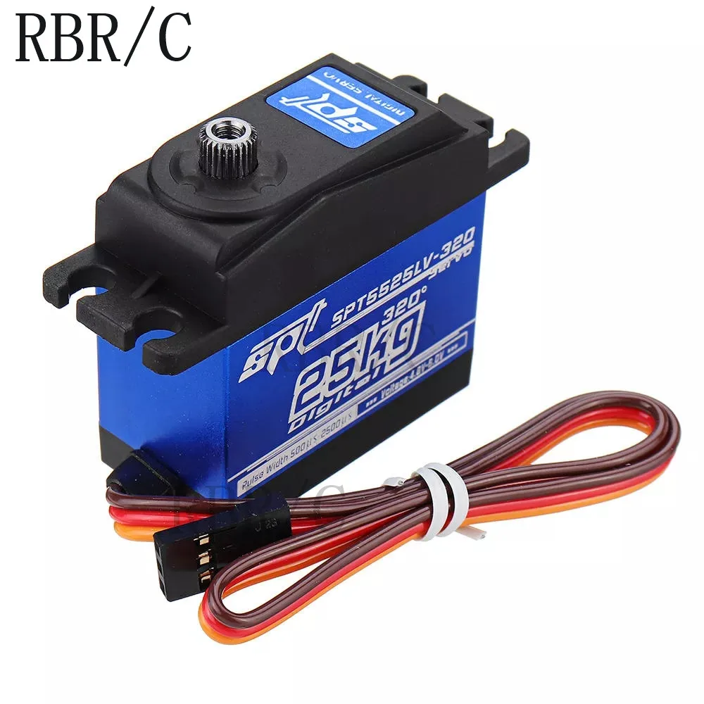 RBR/C 25kg320° металлический сервопривод для WPL MN различные дистанционное управление модификация автомобиля DIY аксессуары