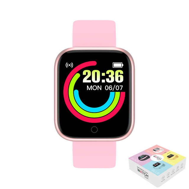 Y68 Smart Watch 8 Color 1.44 inch Screen Men Women Smartwatch Fashion Sports Smart band Fitpro Version Factory Wholesale