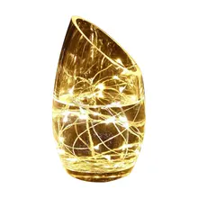 2M 20 LED Button Battery Copper Wire Lights Holiday Decoration Lights Christmas Wedding Friends Party RGB Multi-color Optional