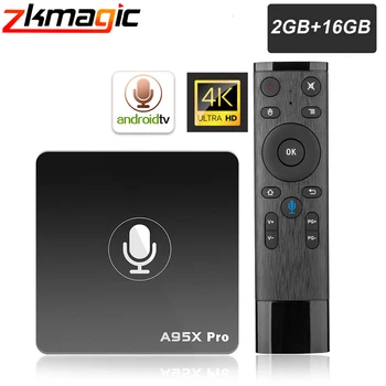 

A95X PRO TV Box Amlogic S905W 2GB RAM 16GB ROM Media Player 2.4G WiFi Support Youtube 4K HD 3D TV Android 7.1 Google TV Box