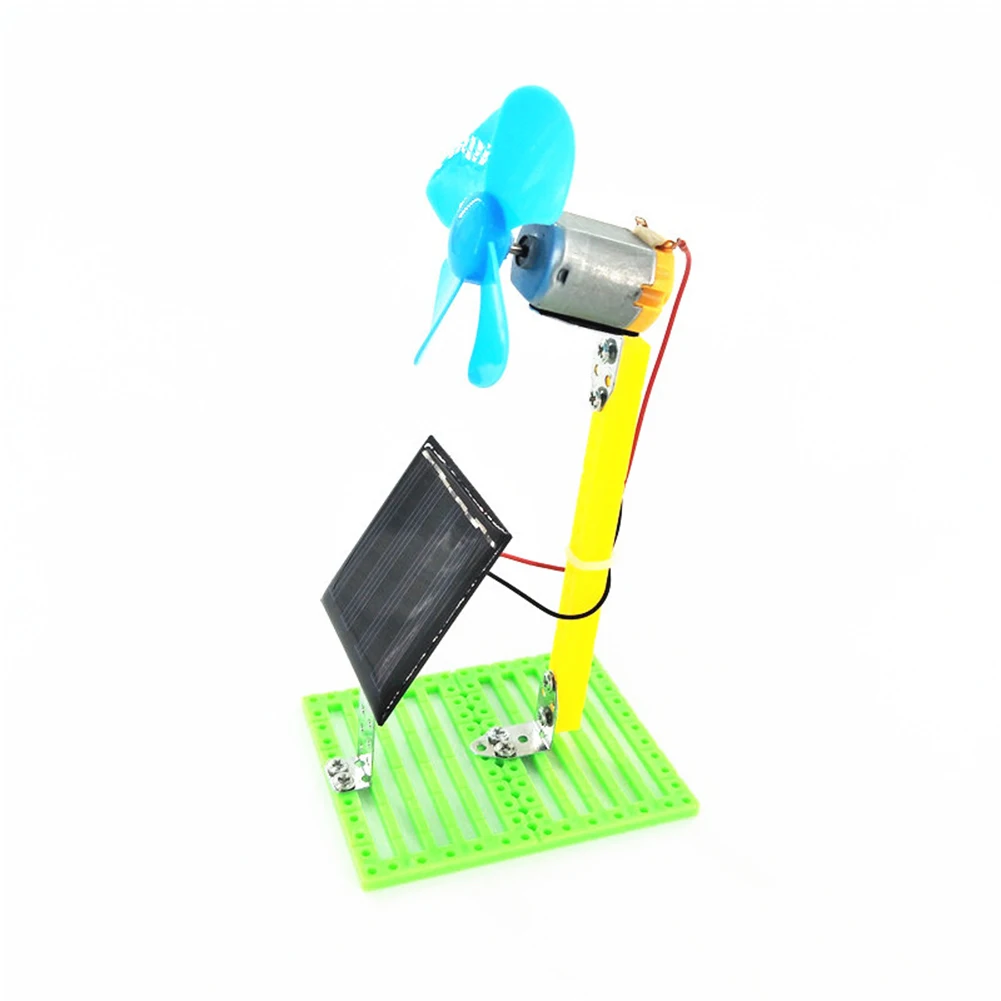 DIY солнечный Электрический вентилятор физика цепи набор для экспериментов Развивающие игрушки для детей культивировать детский интерес к обучающим подаркам