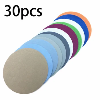 

30pcs 3in Water Grinding 1500-10000Grit Round Sanding Discs Sandpaper Paper
