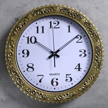 

Wall clock, series: Classic, "Jasmine", bronze, d = 40 cm 2457688