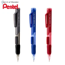 Pentel PD255 автоматический карандаш 0,5 мм подвижный карандаш с боковым нажатием, ластик с выдвижной головкой, Классический студенческий карандаш для рисования