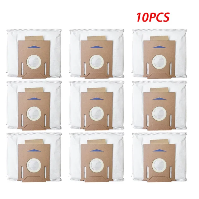 Main / Side Brush For ECOVACS DEEBOT OZMO T8 / T8 AIVI Robot Vacuum Cleaner Dust Bag Filter Disposable Mop Cloth Accessories 10pcs bag