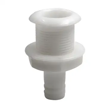

Boats White 3/4" Marine Plastic Yacht Thru Hull Fitting Replacement