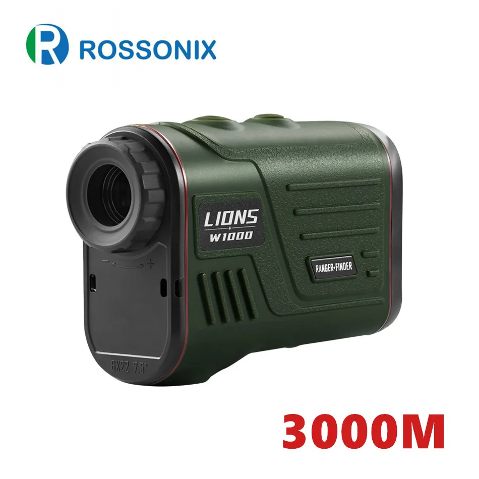 100% Высокоточный HD 3000 м дальномер для охоты цифровой лазерный монокулярный