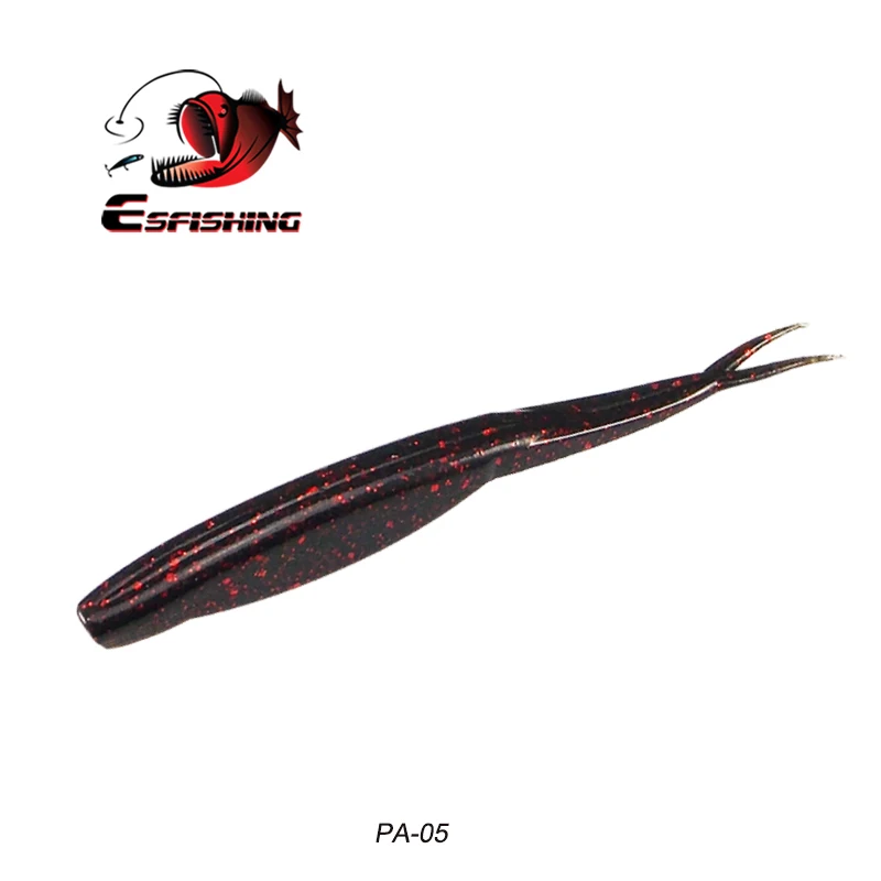 PA05 ESFISHING рыболовные приманки мягкие супер флюк 120 мм 8 г 6 шт. рыболовные аксессуары снасти Leurre soule рыболовные снасти - Цвет: PA05
