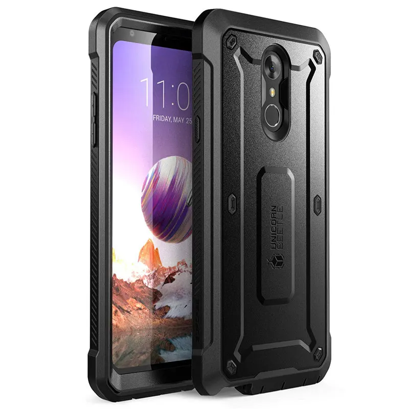 Для LG Stylo 5 Чехол( выпуск) SUPCASE Единорог Жук Pro полный корпус прочная кобура клип крышка со встроенной защитной пленкой