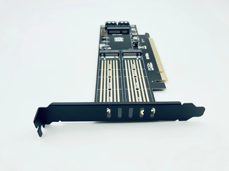 BTBcoin добавить на карты SATA M.2 адаптер PCIE M.2 на SATA SSD M.2 SATA адаптер NVME M ключ+ AHCI NGFF B ключ+ MSATA 3в1 Riser Card