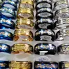 Bulk lots 50pcs Assorted Dragon Rings 8 Styles Mix Vintage Jewelry Party Gift Stainless Steel Mens Wedding Bands 4