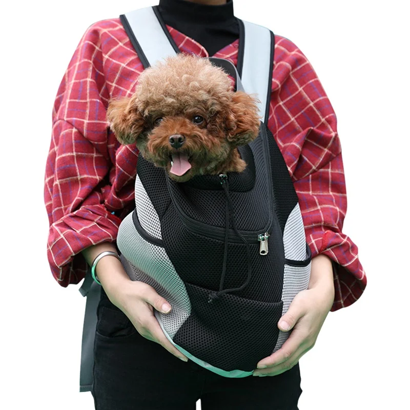 Рюкзак для собак, сетчатая дышащая сумка для кошек, щенков, прочная переносная переноска для кошек, удобная сумка для собак