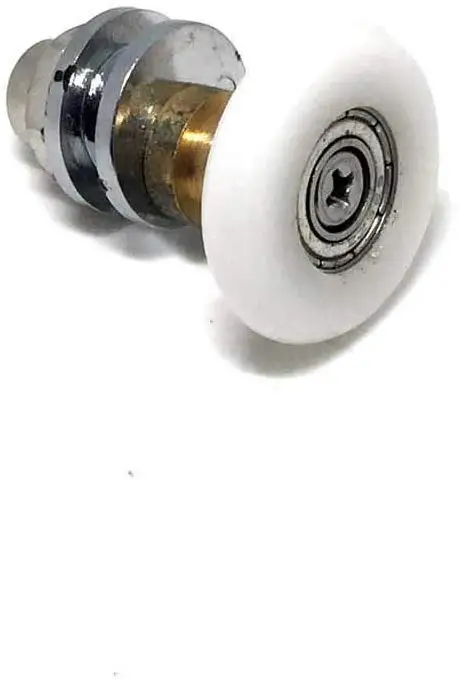 4pcs-8pcs/set 25mm Shower Cabin Room Sliding Glass Door Pulley Wheel Brass Runner Bearing Rollers Hardware Accessories