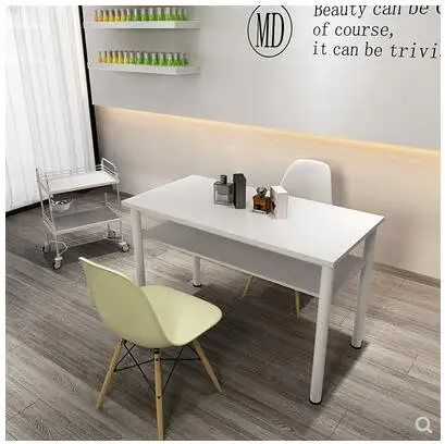 US $286.40 Japanese ins Simple Manicure Table and Chair Set Table Specials Single and Double Modern Manicure Table Economy Makeup Table