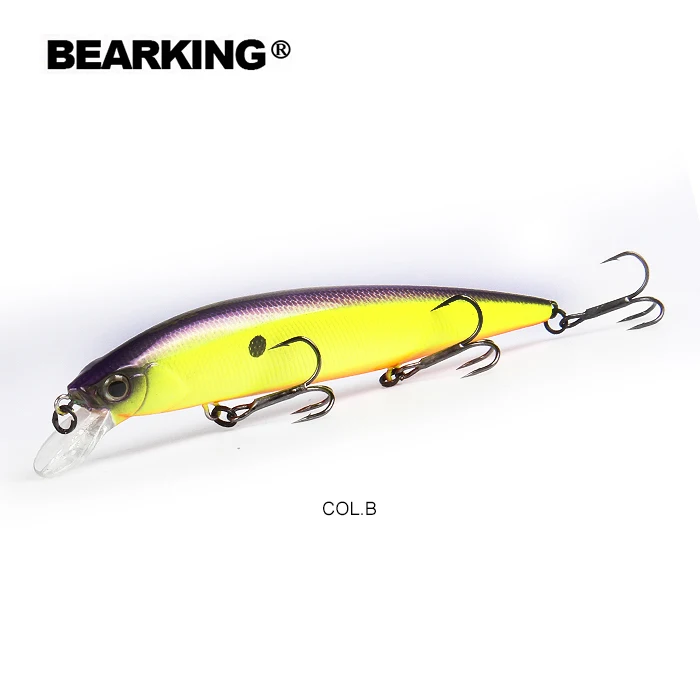 BEARKING 130 мм 22 г Горячие рыболовные приманки, разные цвета, гольян Кривошип, вольфрамовая система веса воблер модель кривошипная приманка - Цвет: B