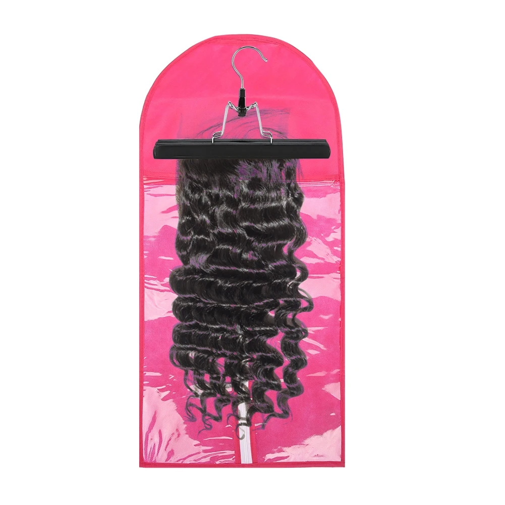 Портативный держатель для хранения париков пылезащитный органайзер для наращивания волос защитный чехол