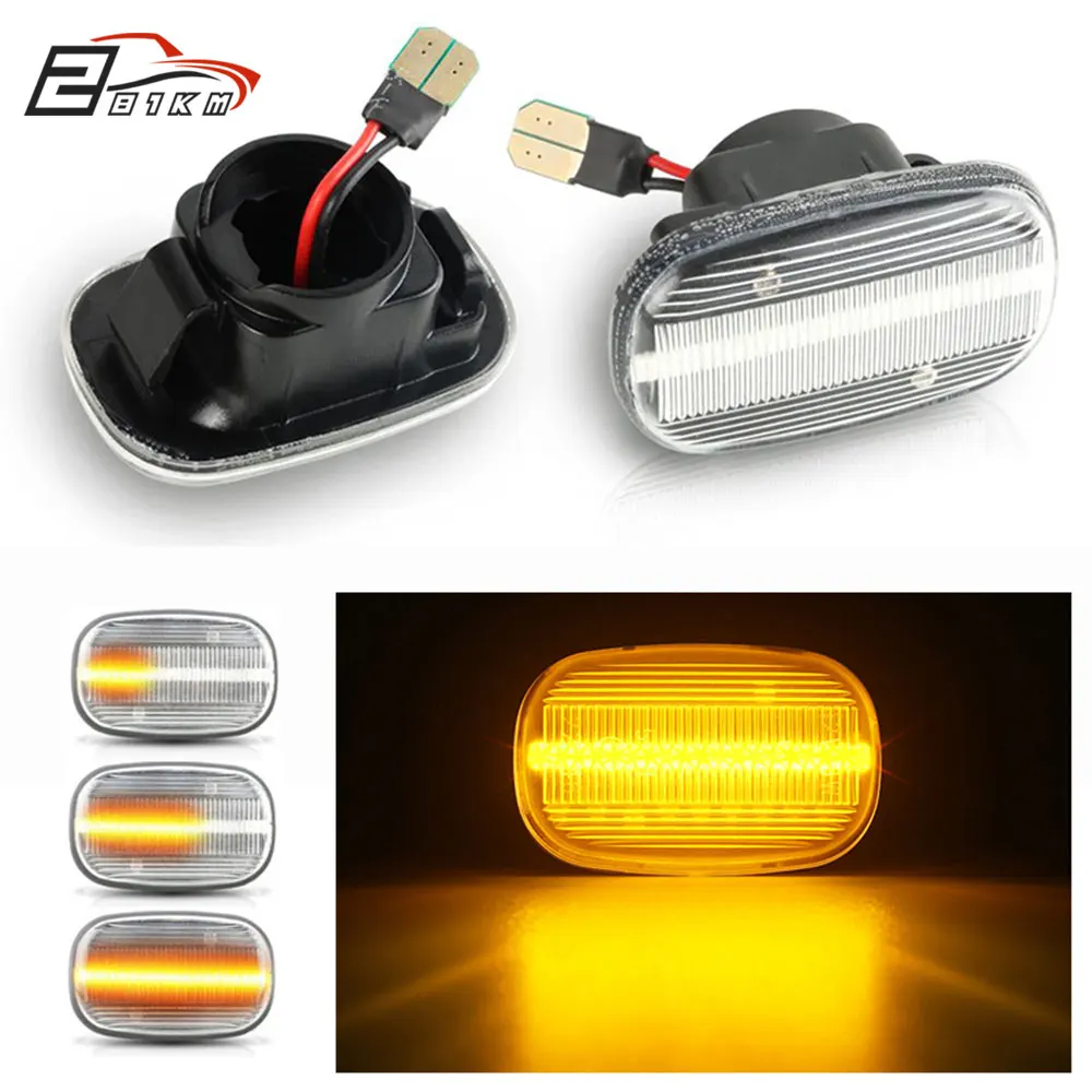 

281KM Dynamic Side Marker Turn Signal Light For Toyota Corolla Celica Caldina Camry Hilux Probox Fielder Avensis RAV4 Prius Runx
