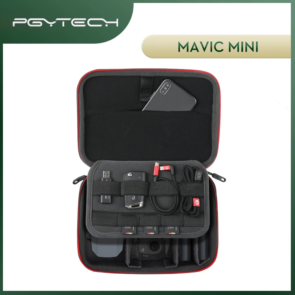 Чехол PGYTECH Mavic Mini для переноски DJI EVA Жесткий портативная Скрытая сумка с большой