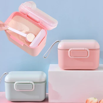 

New Baby Milk Powder Portable Baby Food Storage Box Essential Cereal Infant Milk Powder Box Toddle Snacks Container