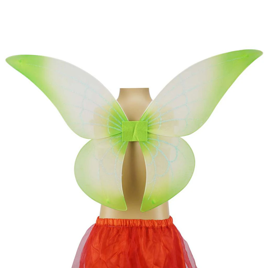 Green Fairy Wings Girls Angel Wings Halloween Costumes Child Role Play Fancy Dress Up Kids Party