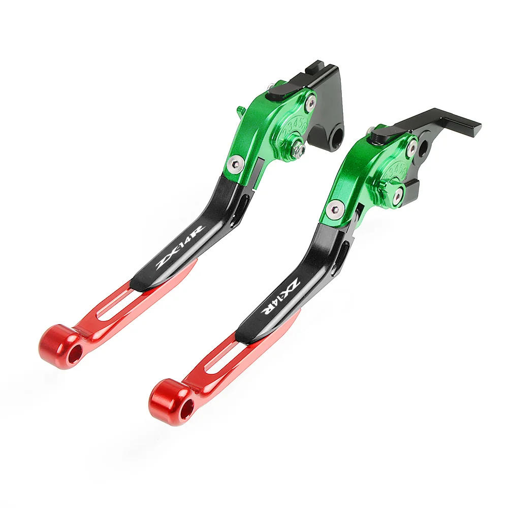  Motorcycle brake lever CNC Adjustable Brake Clutch Levers Handbar For Kawasaki ZX-14R 2006-2016 201