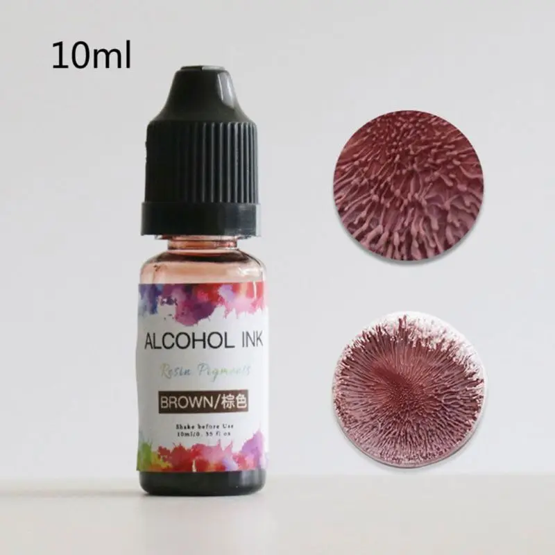 22 Colors Epoxy Resin Pigment , Liquid Epoxy Resin Dye Colorant Dye Ink Diffusion for UV Coloring, DIY Jewelry