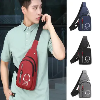 

Local stock Men Small Chest Bag Pack Shoulder Sling Cross Body Outdoor Travel Sport