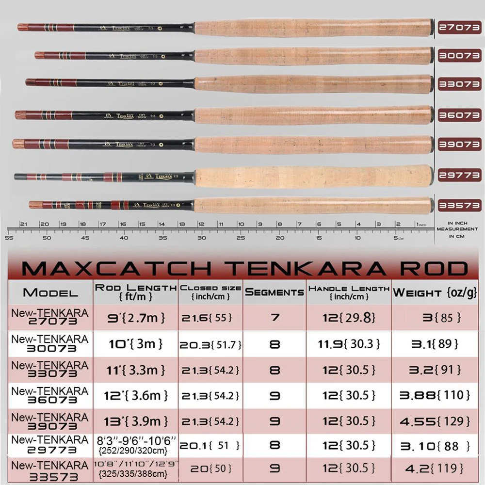 US $50.00 Maxcatch 910111213FT Tenkara Fly Rod Telescoping Fly Fishing Rod Graphite Fishing Pole Carbon Tube