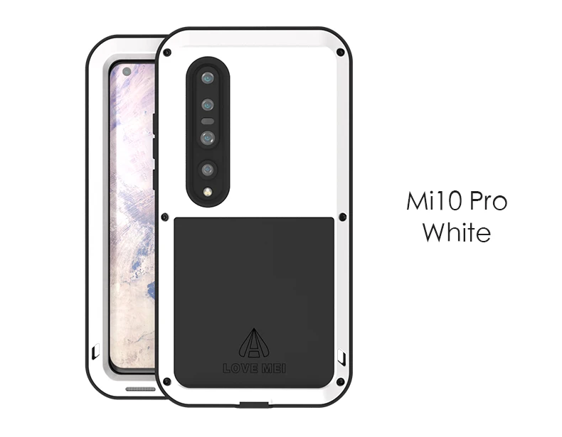 LOVE MEI For Xiaomi Mi 10 Pro Case Shock Dirt Proof Water Resistant Metal Armor Cover Phone Case For Xiaomi Mi 10 (17)