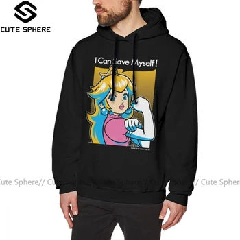 

Princess Peach Hoodie Save Myself Hoodies XXX Male Pullover Hoodie Long Blue Cotton Autumn Streetwear Fashion Hoodies