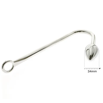 Type 4 Stainless Steel Anal Hook Replaceable Hole Metal Butt Plug Anal Couple Sex Toy Adult Anal Plug BDSM Toy Sex Toy 5