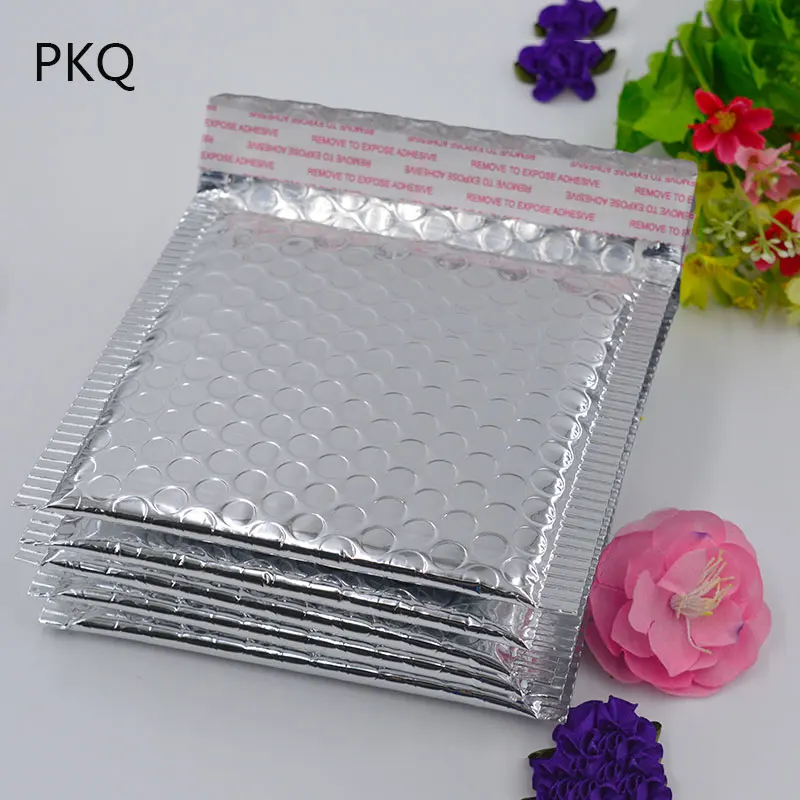 10PCS 18x17cm Waterproof silver Pearl Film Bubble Envelope Mailing Bags Anti-shock Anti-pressure Anti-static shipping bag