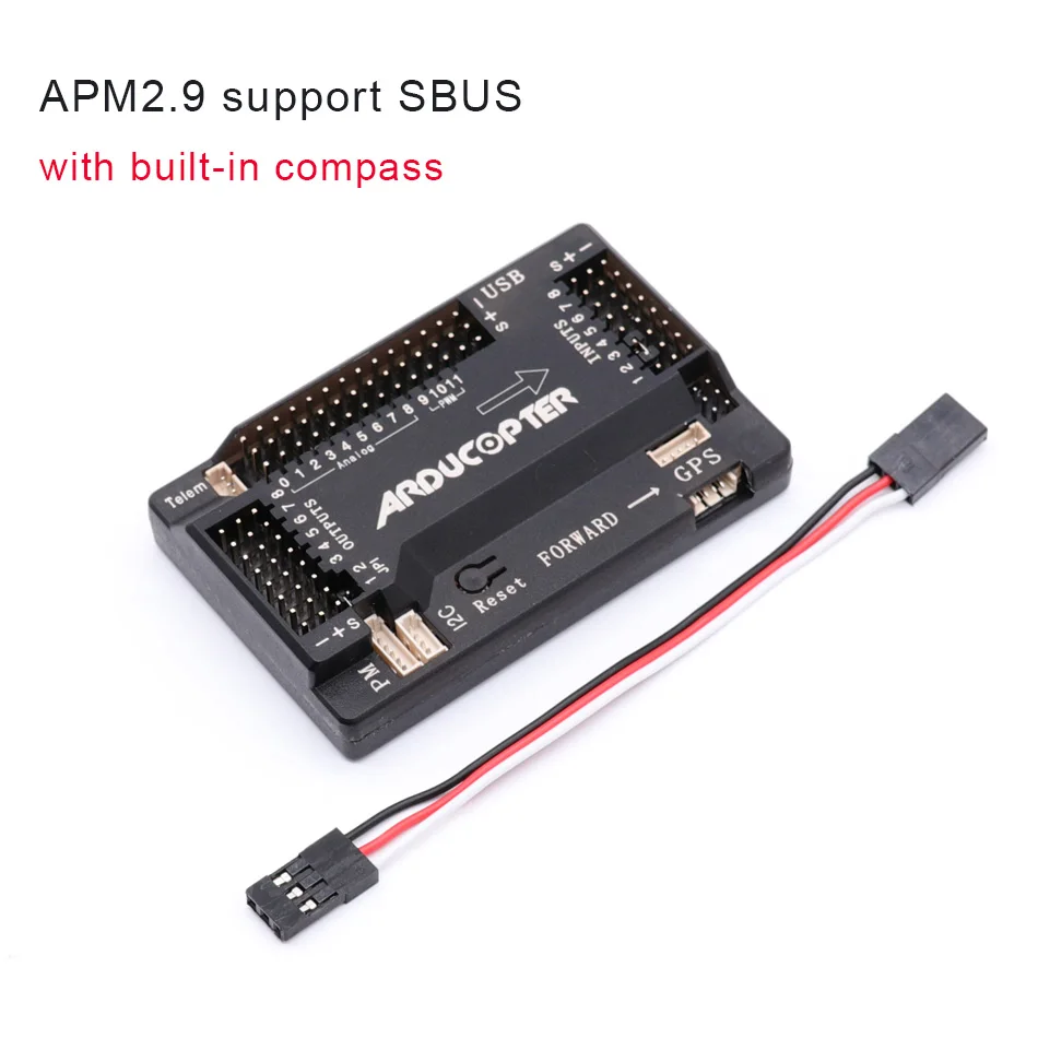 APM2.9 APM2.8 плата контроллера полета поддержка SBUS apm2.6 2,8 Модернизированный внутренний Компас для RC Квадрокоптер, Мультикоптер Ardupilot - Цвет: V with compass