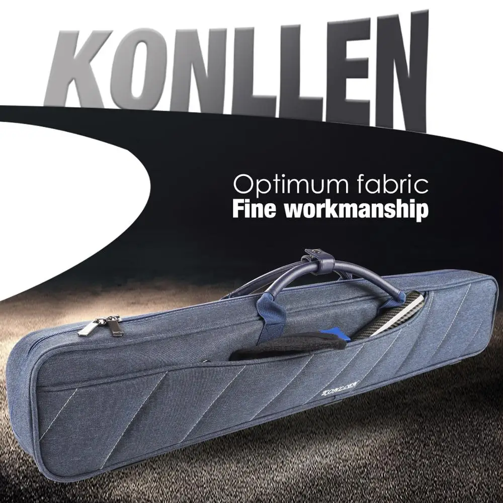 Чехол KONLLEN Billiard 7 Holes Cue 3 Butts 4 валы 86x16x8 см синий Оксфордский холщовый чехол для