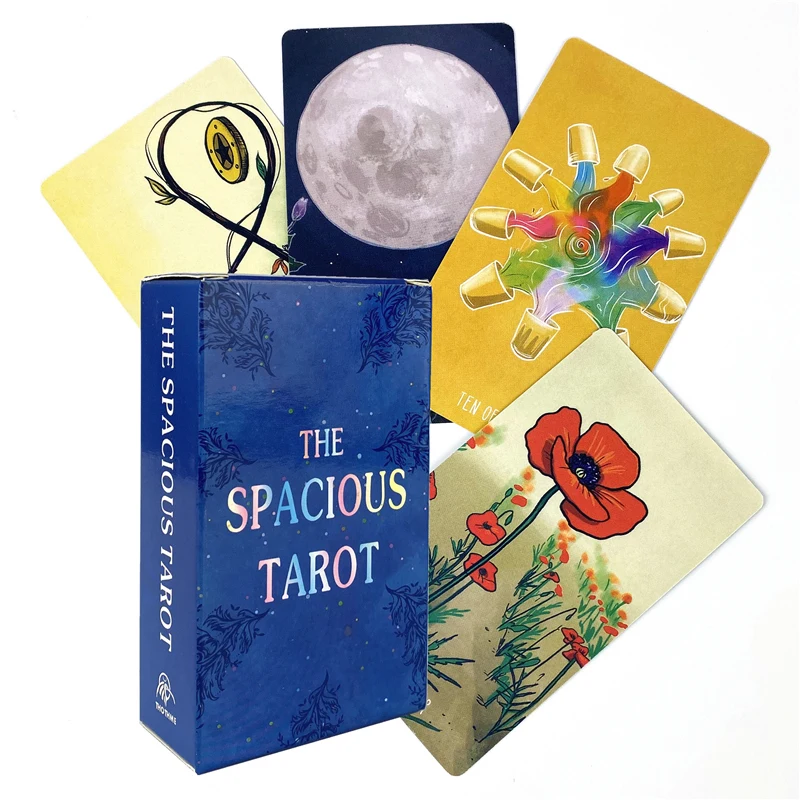 The Spacious Tarot Deck Leisure Party Table Game High Quality Fortune-telling Prophecy Oracle Cards With Guide Book