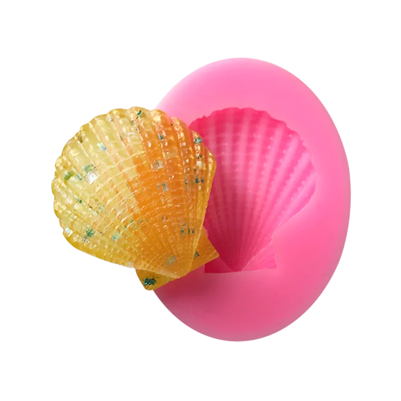 Изящная кружевная форма в виде ракушки DIY Форма для помадки торта шоколадная